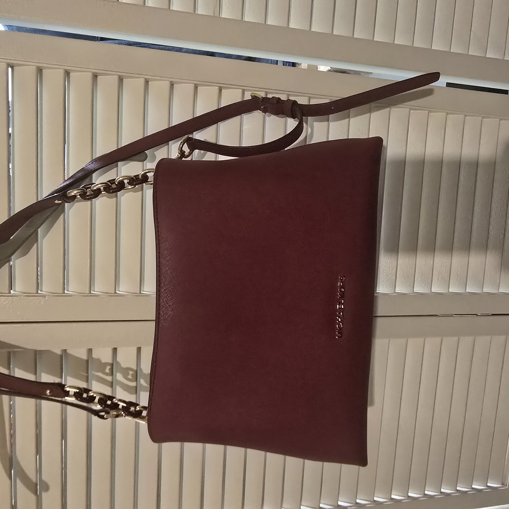 Michael Kors Burgundy Crossbody Bag